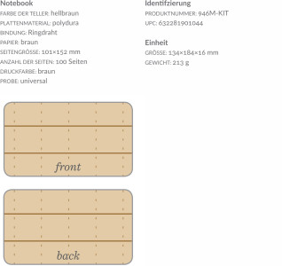 Taktisches Set – Pocket Notebook 4/6