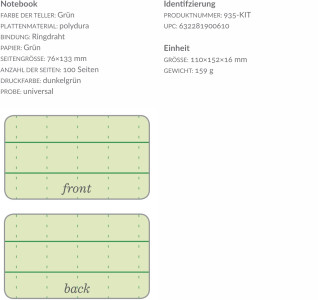 Taktisches Set – Pocket Notebook 3/5